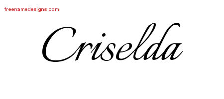 Calligraphic Name Tattoo Designs Criselda Download Free