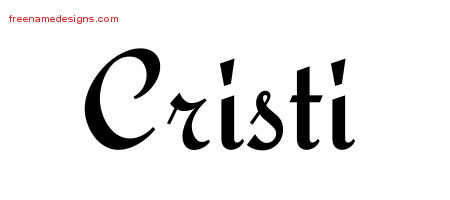 Calligraphic Stylish Name Tattoo Designs Cristi Download Free