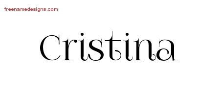 cristina Archives - Free Name Designs