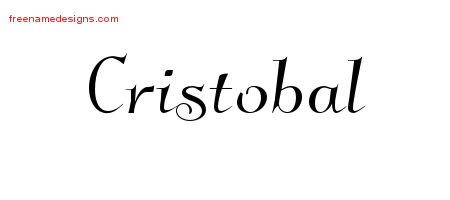 Elegant Name Tattoo Designs Cristobal Download Free