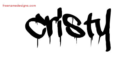 Graffiti Name Tattoo Designs Cristy Free Lettering