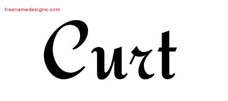 Calligraphic Stylish Name Tattoo Designs Curt Free Graphic