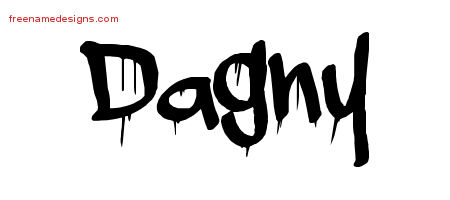 Graffiti Name Tattoo Designs Dagny Free Lettering