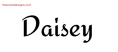 Calligraphic Stylish Name Tattoo Designs Daisey Download Free