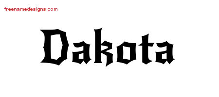 dakota Archives - Free Name Designs