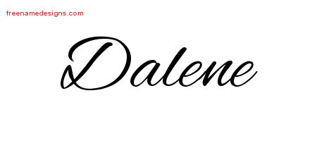 Cursive Name Tattoo Designs Dalene Download Free