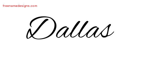 Cursive Name Tattoo Designs Dallas Download Free