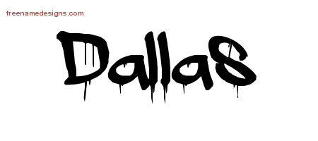 Graffiti Name Tattoo Designs Dallas Free