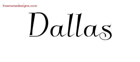 Elegant Name Tattoo Designs Dallas Download Free