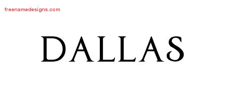 Regal Victorian Name Tattoo Designs Dallas Graphic Download