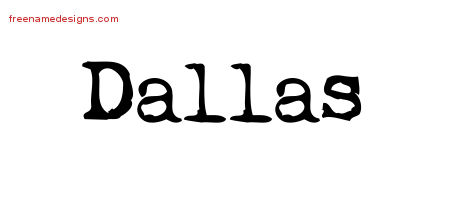 Vintage Writer Name Tattoo Designs Dallas Free