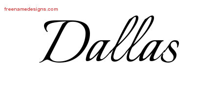 Calligraphic Name Tattoo Designs Dallas Download Free