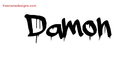 Graffiti Name Tattoo Designs Damon Free