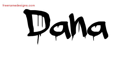 Graffiti Name Tattoo Designs Dana Free