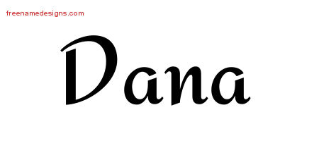 Calligraphic Stylish Name Tattoo Designs Dana Download Free