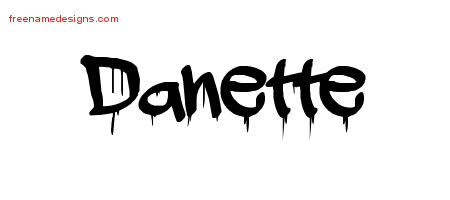 Graffiti Name Tattoo Designs Danette Free Lettering