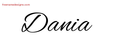 Cursive Name Tattoo Designs Dania Download Free