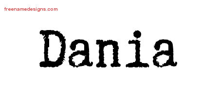Typewriter Name Tattoo Designs Dania Free Download