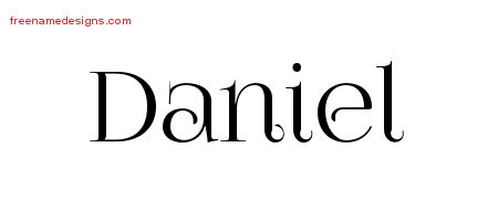 Vintage Name Tattoo Designs Daniel Free Download