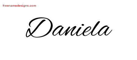 Cursive Name Tattoo Designs Daniela Download Free