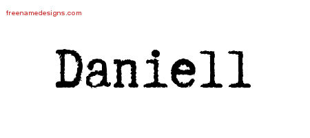 Typewriter Name Tattoo Designs Daniell Free Download