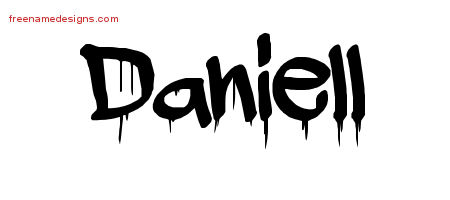 Graffiti Name Tattoo Designs Daniell Free Lettering