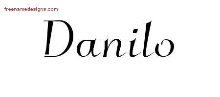 Elegant Name Tattoo Designs Danilo Download Free