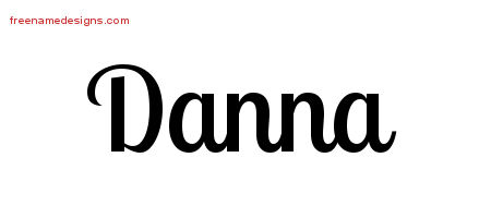 Handwritten Name Tattoo Designs Danna Free Download