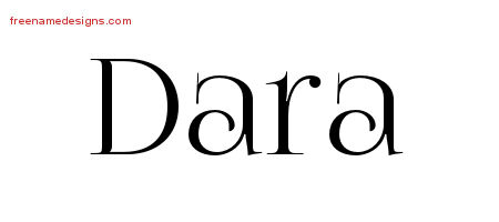 Vintage Name Tattoo Designs Dara Free Download