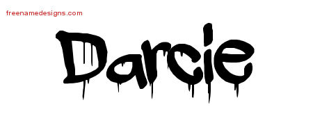 Graffiti Name Tattoo Designs Darcie Free Lettering