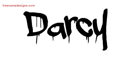 Graffiti Name Tattoo Designs Darcy Free Lettering