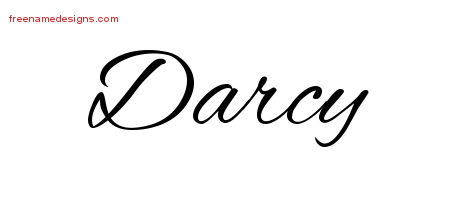 Cursive Name Tattoo Designs Darcy Download Free