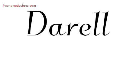 Elegant Name Tattoo Designs Darell Download Free