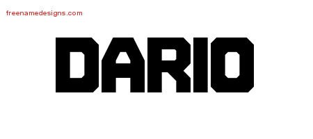 Titling Name Tattoo Designs Dario Free Download
