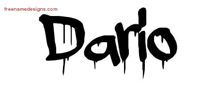 Graffiti Name Tattoo Designs Dario Free