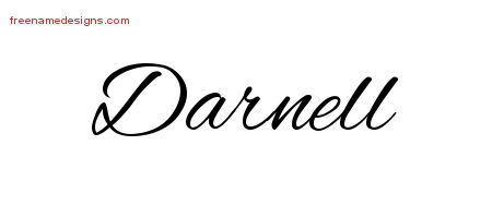 Cursive Name Tattoo Designs Darnell Download Free