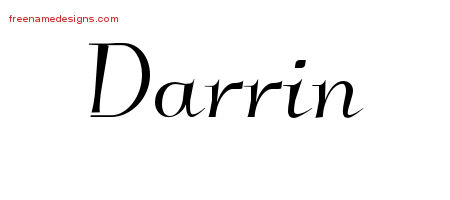 Elegant Name Tattoo Designs Darrin Download Free