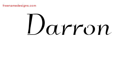 Elegant Name Tattoo Designs Darron Download Free