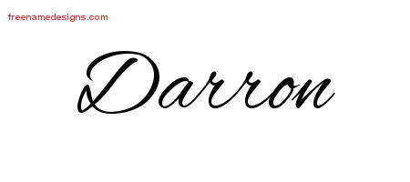 Cursive Name Tattoo Designs Darron Free Graphic