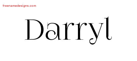 Vintage Name Tattoo Designs Darryl Free Printout