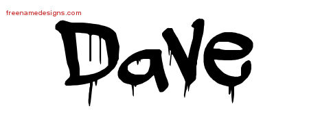 Graffiti Name Tattoo Designs Dave Free