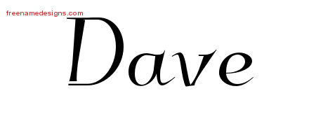 Elegant Name Tattoo Designs Dave Download Free