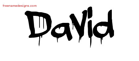Graffiti Name Tattoo Designs David Free Lettering