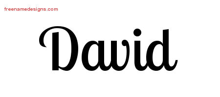 Handwritten Name Tattoo Designs David Free Download