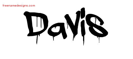 Graffiti Name Tattoo Designs Davis Free