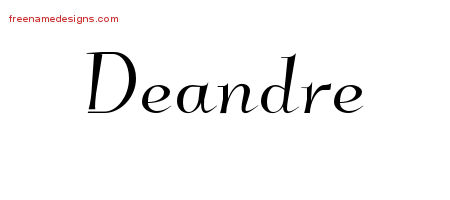 Elegant Name Tattoo Designs Deandre Download Free