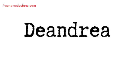 Typewriter Name Tattoo Designs Deandrea Free Download