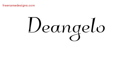Elegant Name Tattoo Designs Deangelo Download Free