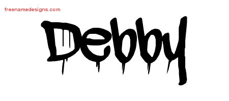 Graffiti Name Tattoo Designs Debby Free Lettering