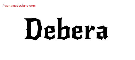 Gothic Name Tattoo Designs Debera Free Graphic